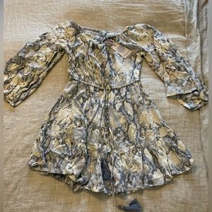 Blue Island Beach Women's Romper NWT